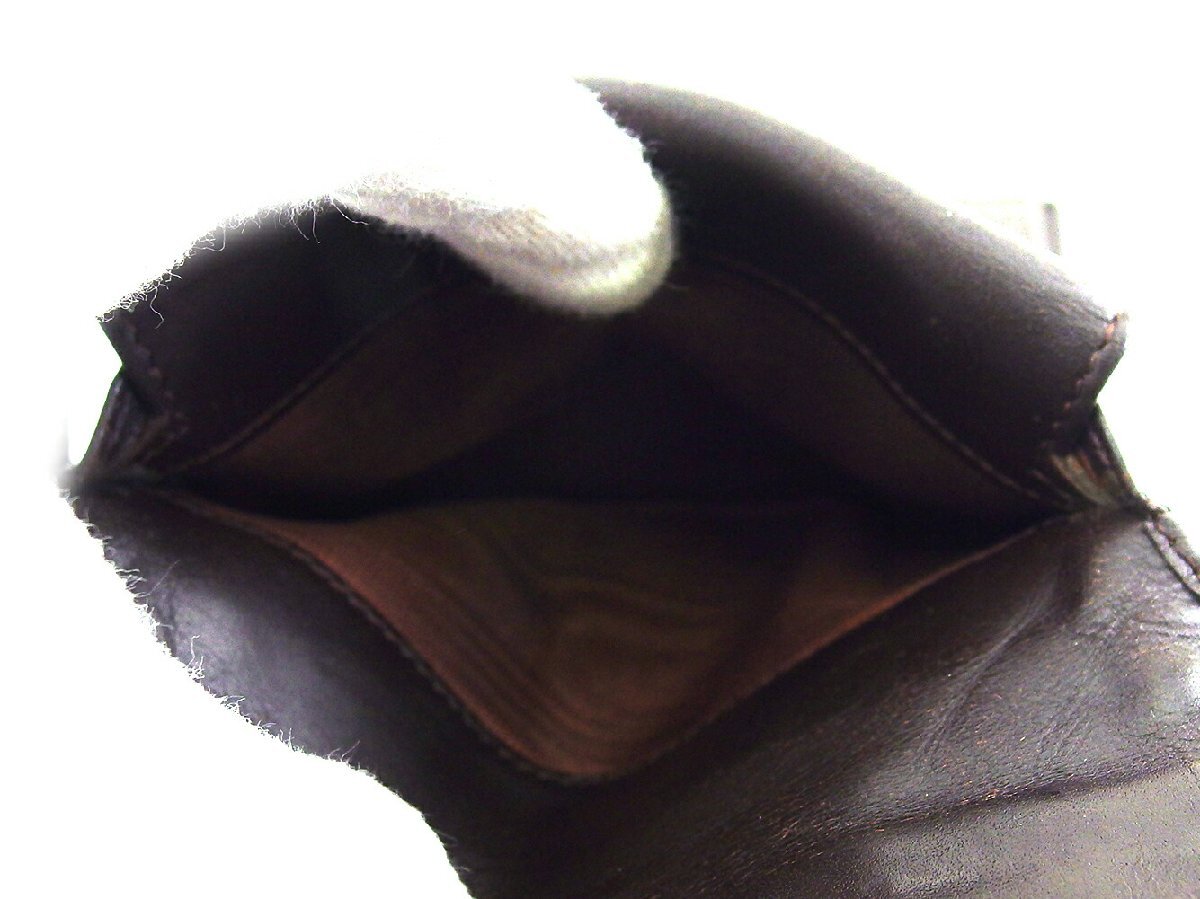 【ブラックフライデー30%OFFクーポン】フェンディ FENDI 三つ折り財布 ズッカ ブラック ベージュ ブラウン レディース 中古_画像8