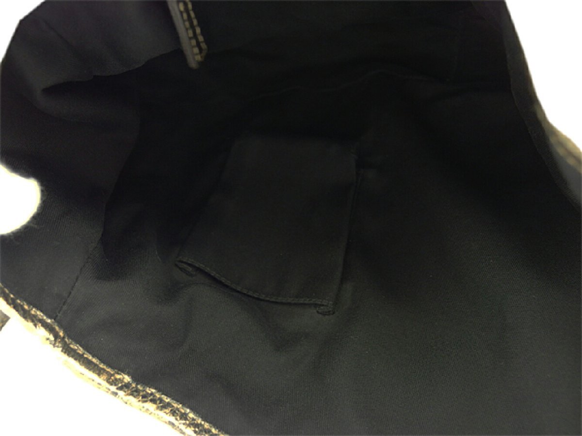 【ブラックフライデー30%OFFクーポン】グッチ GUCCI トートバッグ GGキャンバス ベージュ ゴールド系 レディース 中古_画像8