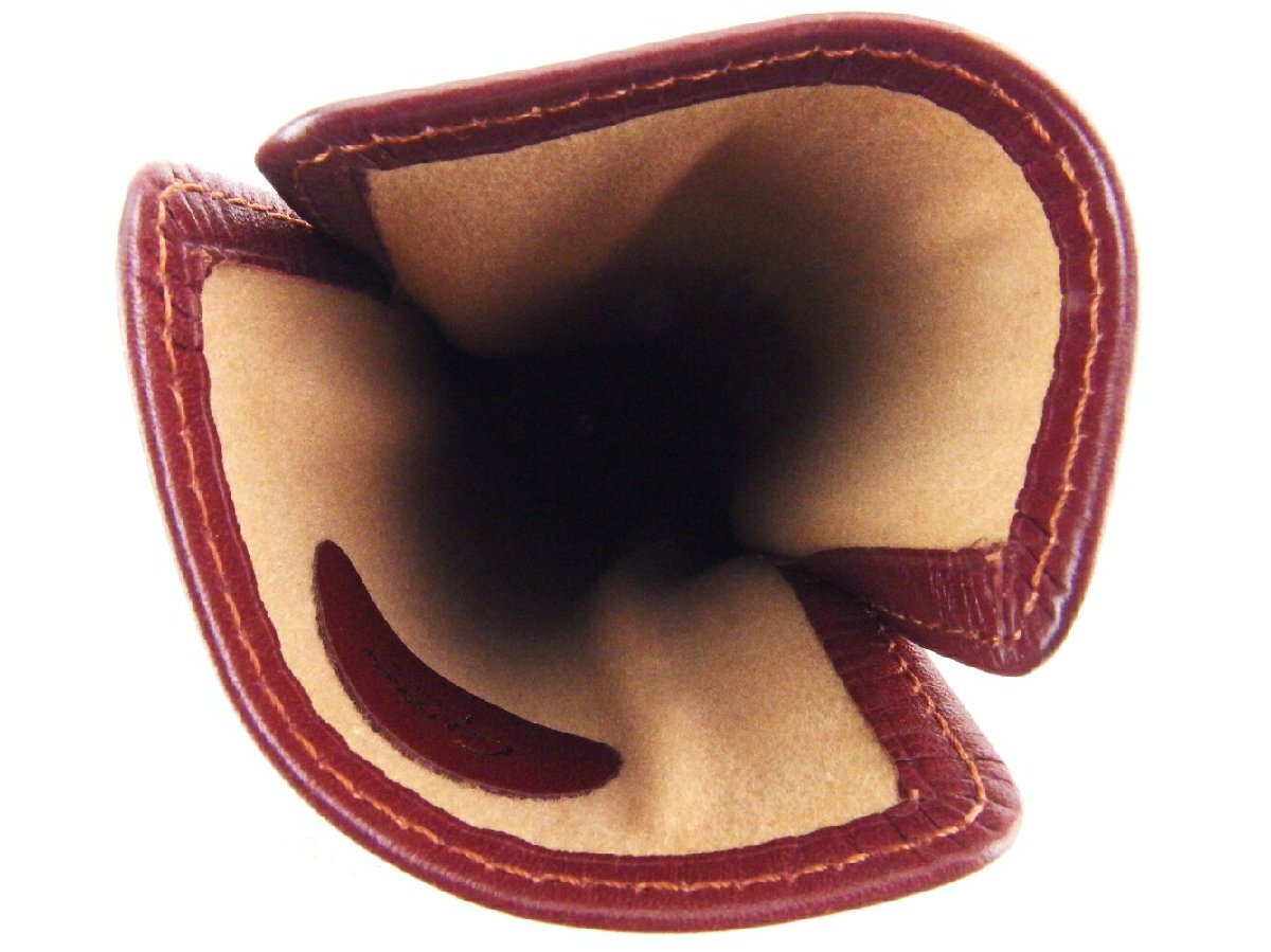 【ブラックフライデー30%OFFクーポン】カルティエ CARTIER メガネケース マストライン ボルドー ゴールド レディース 中古_画像6