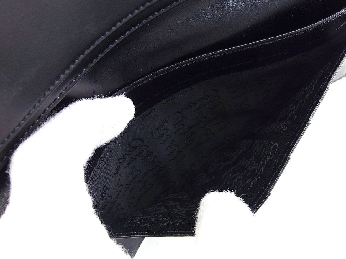 【ブラックフライデー30%OFFクーポン】カルティエ CARTIER 札入れ パシャ ブラック レディース 中古_画像7