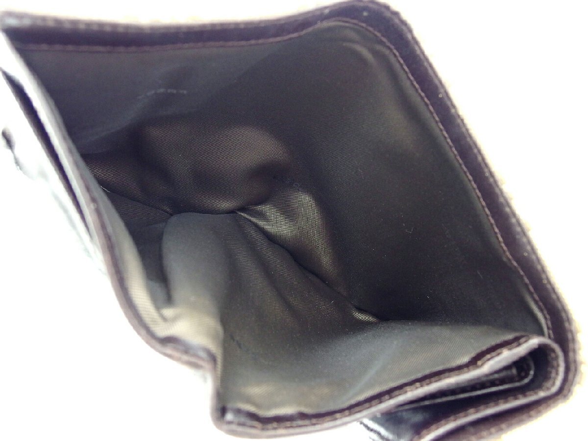 【ブラックフライデー30%OFFクーポン】フェンディ FENDI 三つ折り財布 ズッキーノ ベージュ ブラウン レディース 中古_画像5