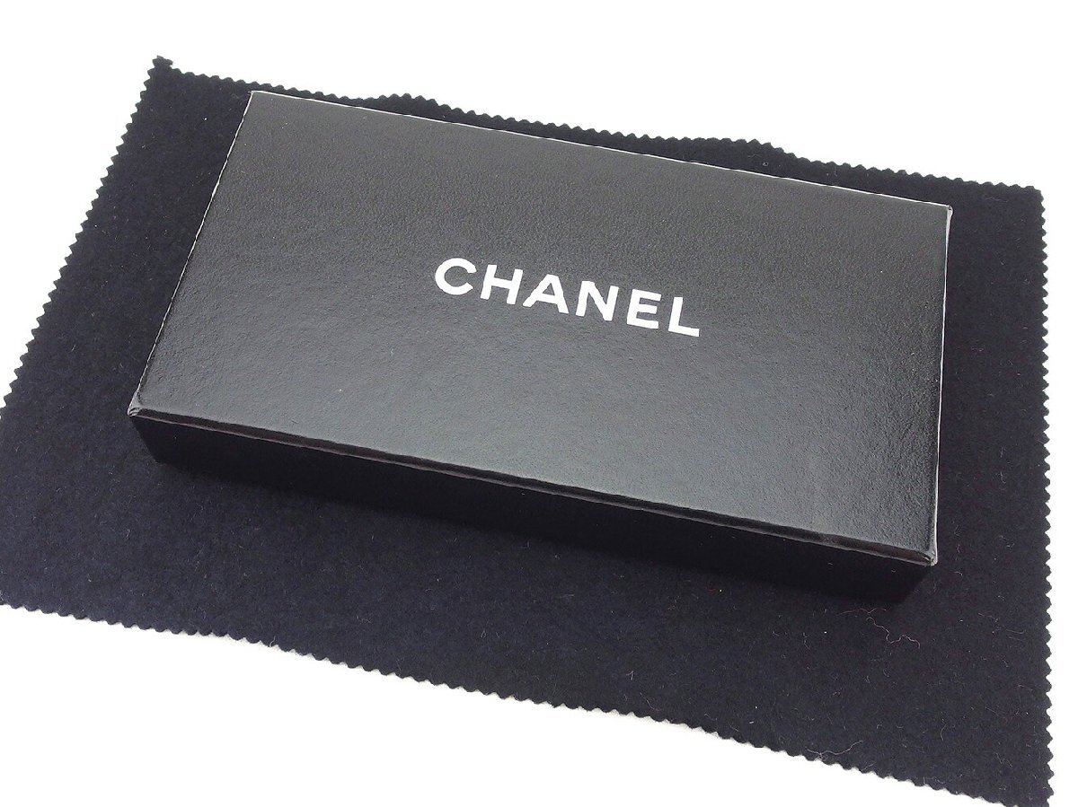 【ブラックフライデー30%OFFクーポン】シャネル メガネケース オールドシャネル レディース ビコローレ レッド 中古_画像6