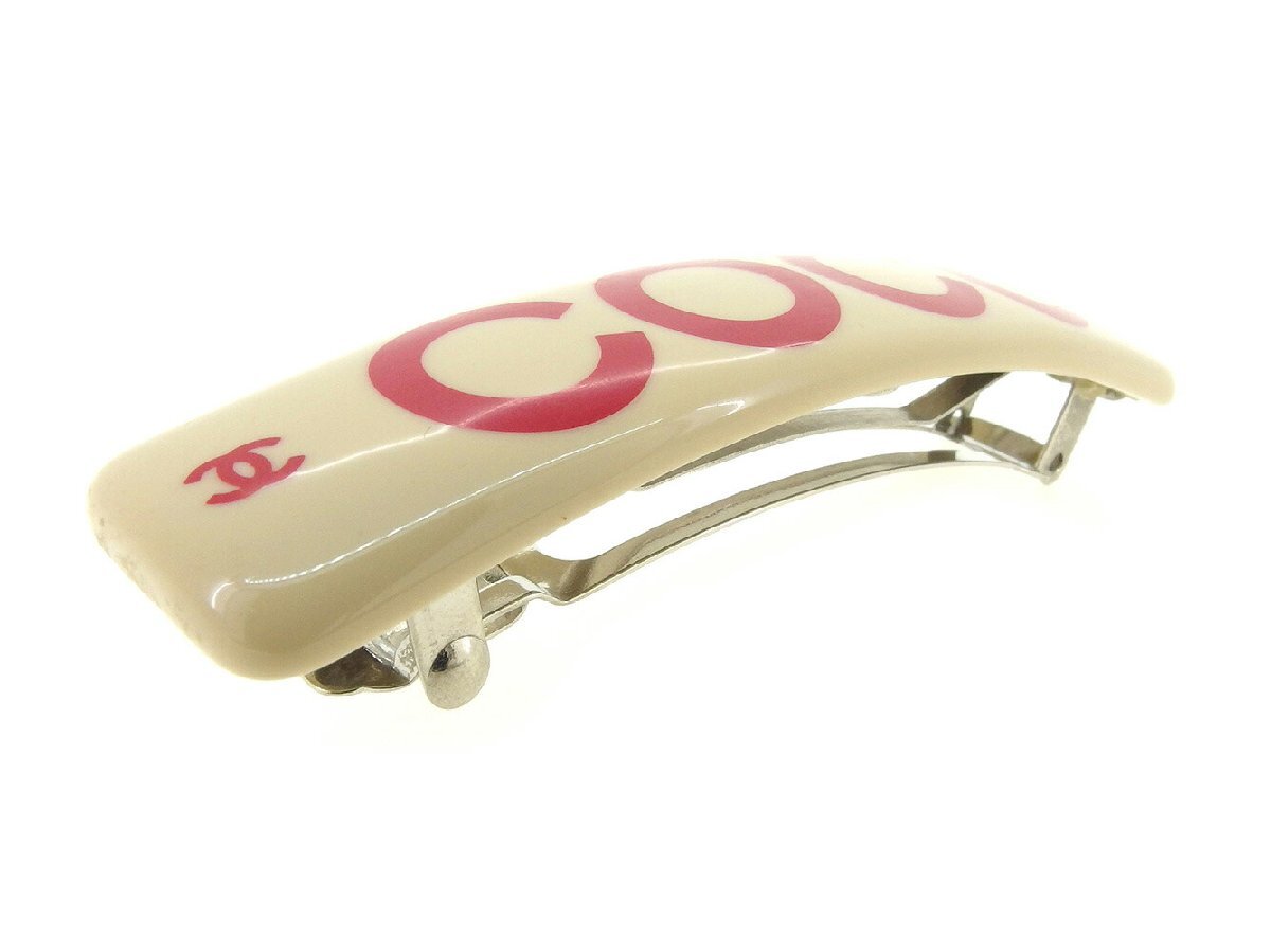 [ Black Fly te-30%OFF купон ] Chanel заколка аксессуары для волос женский COCO Mark бежевый красный серебряный б/у 