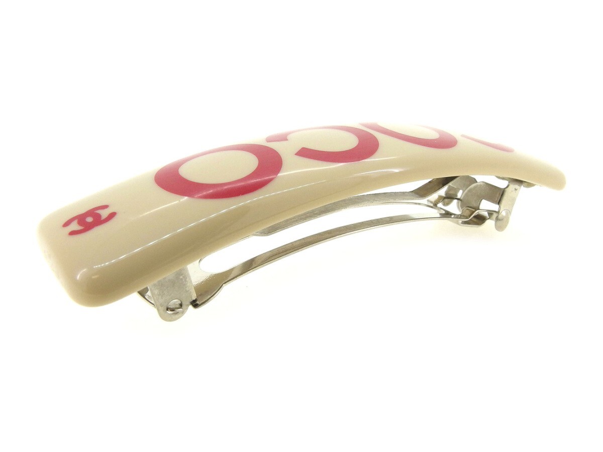 [ Black Fly te-30%OFF купон ] Chanel заколка аксессуары для волос женский COCO Mark бежевый красный серебряный б/у 