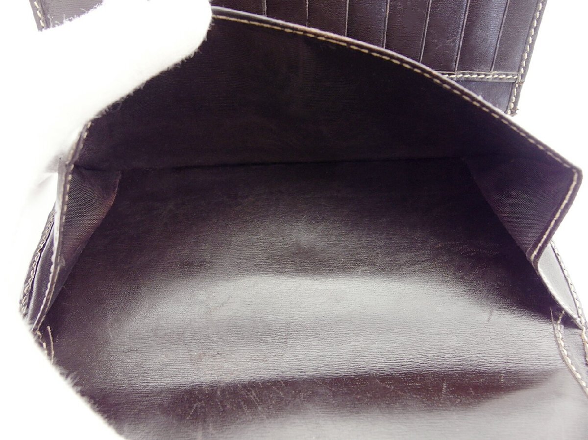 【ブラックフライデー30%OFFクーポン】グッチ GUCCI 三つ折り財布 GGプラス GGスプリーム ベージュ ブラウン レディース 中古_画像5