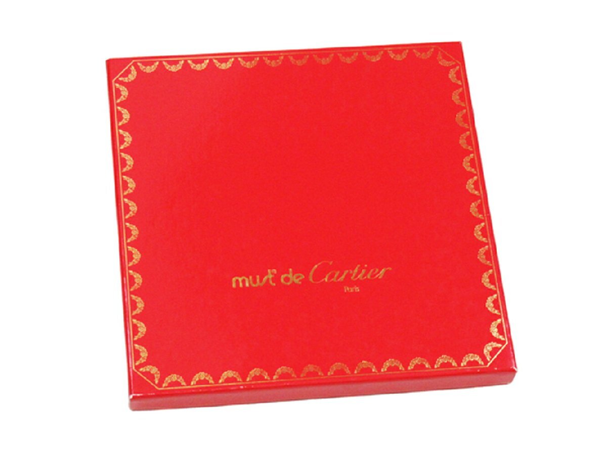 【ブラックフライデー30%OFFクーポン】カルティエ CARTIER スカーフ ジュエリー柄 ピンク ベージュ ネイビー系 レディース 中古_画像8