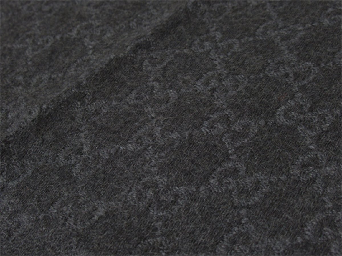 【ブラックフライデー30%OFFクーポン】グッチ マフラー フリンジ付き レディース メンズ GG柄 GUCCI 中古_画像6