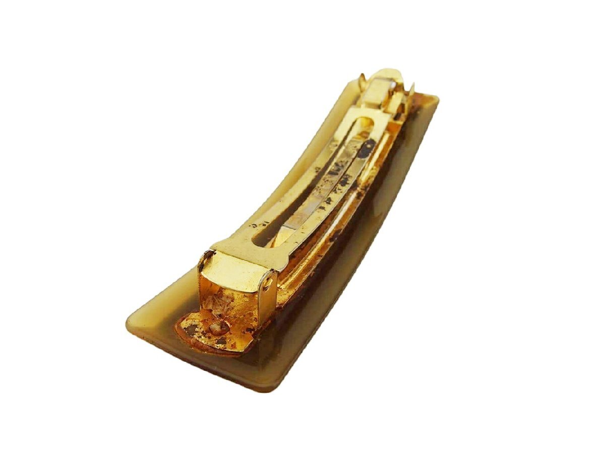 [ Black Fly te-30%OFF купон ] Fendi FENDI заколка Logo черный бежевый женский б/у 