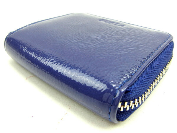 【10%OFFクーポン】フルラ コインケース レディース ブルー 中古_画像4