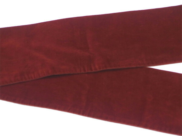 【10%OFFクーポン】プラダ マフラー ストール レディース ベロア風 ダークオレンジ 中古_画像5