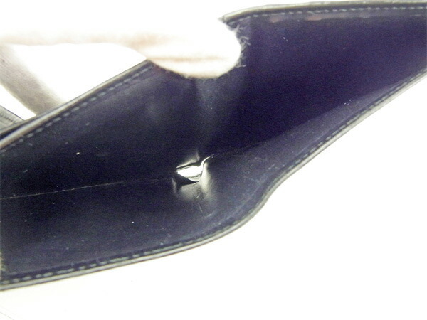 【30%OFFクーポン】カルティエ 三つ折り財布 レディース パンテール ブラック 中古_画像5