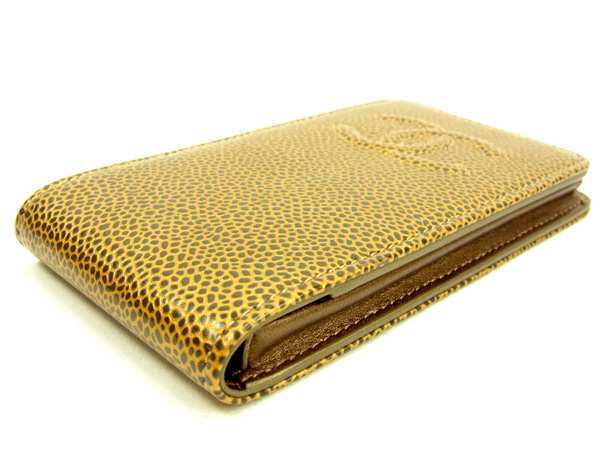 [30%OFF купон ] Chanel iPhone кейс женский черная икра s gold × здесь Mark bronze б/у 