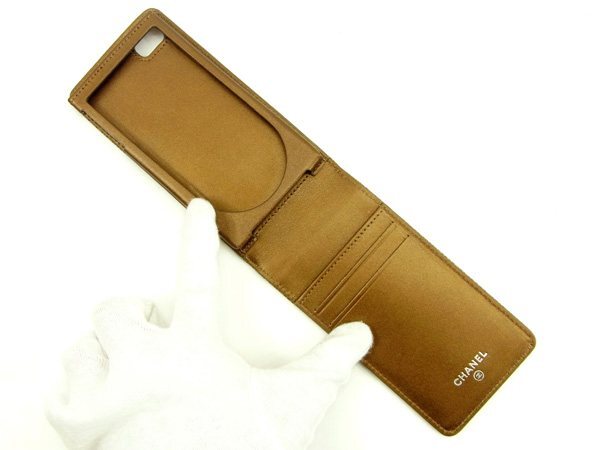 [30%OFF купон ] Chanel iPhone кейс женский черная икра s gold × здесь Mark bronze б/у 