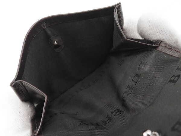 【ブラックフライデー30%OFFクーポン】バーバリー BURBERRY 三つ折り財布 ノバチェック ベージュ ブラウン ブラック系 レディース 中古_画像5