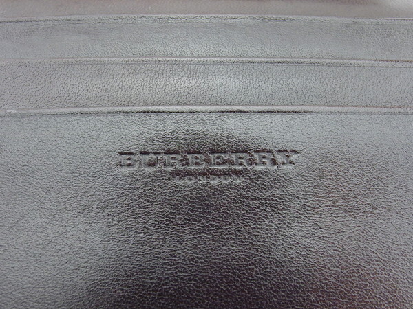 【ブラックフライデー30%OFFクーポン】バーバリー BURBERRY 三つ折り財布 ノバチェック ベージュ ブラウン ブラック系 レディース 中古_画像8