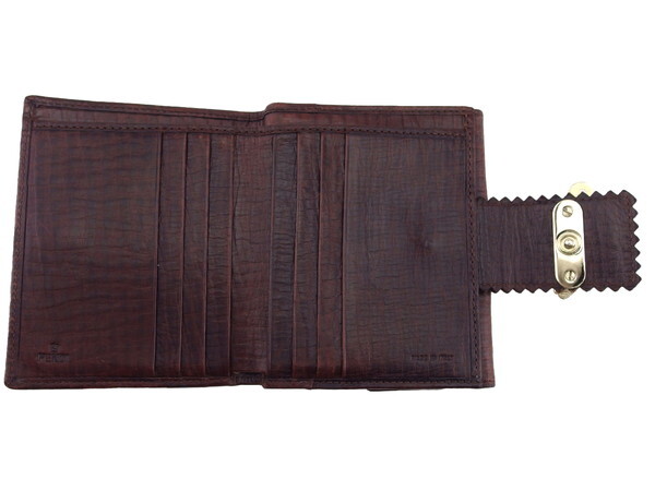 【ブラックフライデー30%OFFクーポン】フェンディ FENDI 三つ折り財布 ブラウン×ゴールド レディース 中古_画像4