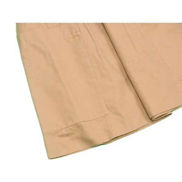 【30%OFFクーポン】シーバイクロエ スカート フレアー レディース ウエストギャザー ビックポケット キャメル 中古_画像4