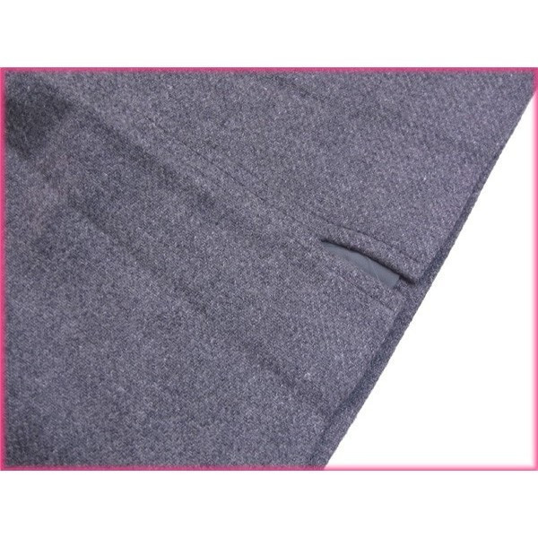 【30%OFFクーポン】イヴ・サンローラン スカート ヒザ丈 レディース ♯Mサイズ タイトシルエット グレー 中古_画像5