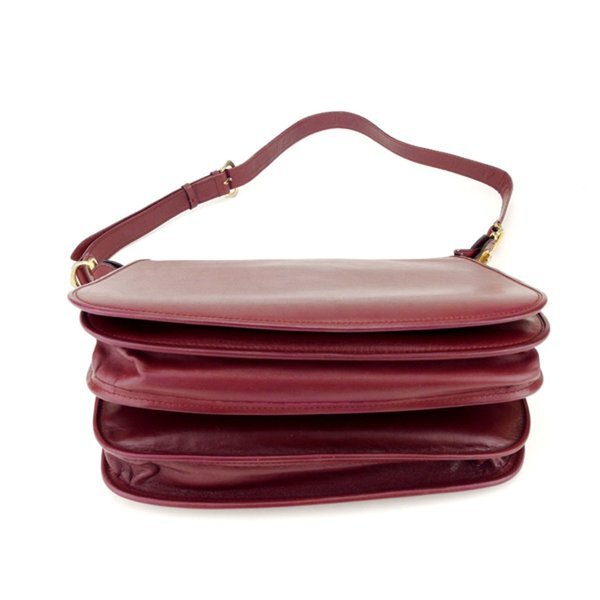 【30%OFFクーポン】カルティエ ショルダーバッグ 斜めがけショルダー レディース マストライン ボルドー 中古_画像2