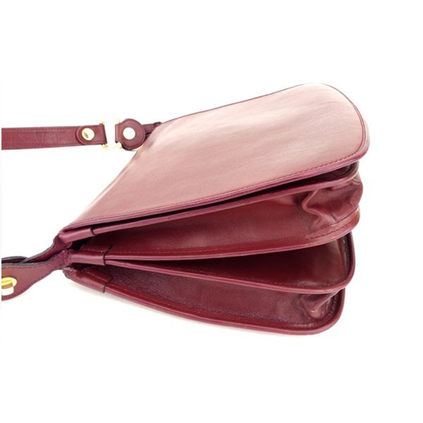 【30%OFFクーポン】カルティエ ショルダーバッグ 斜めがけショルダー レディース マストライン ボルドー 中古_画像4