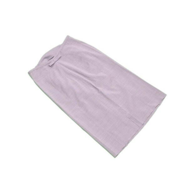 【30%OFFクーポン】ルイ ヴィトン スカート 後リボン付き レディース ♯38サイズ シャーリング グレー×シルバー 中古_画像2