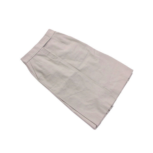 【30%OFFクーポン】ルイヴィトン スカート ロング丈 レディース ♯38サイズ スリット入り ベージュ 中古_画像1