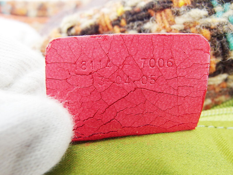 【10%OFFクーポン】エトロ ショルダーバッグ トート バッグ レディース 花 フラワーモチーフ ツィード ETRO 中古_画像9