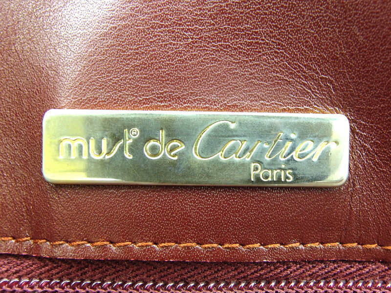 【30%OFFクーポン】カルティエ ショルダーバッグ 斜めがけショルダー バッグ レディース メンズ Cartier 中古_画像9