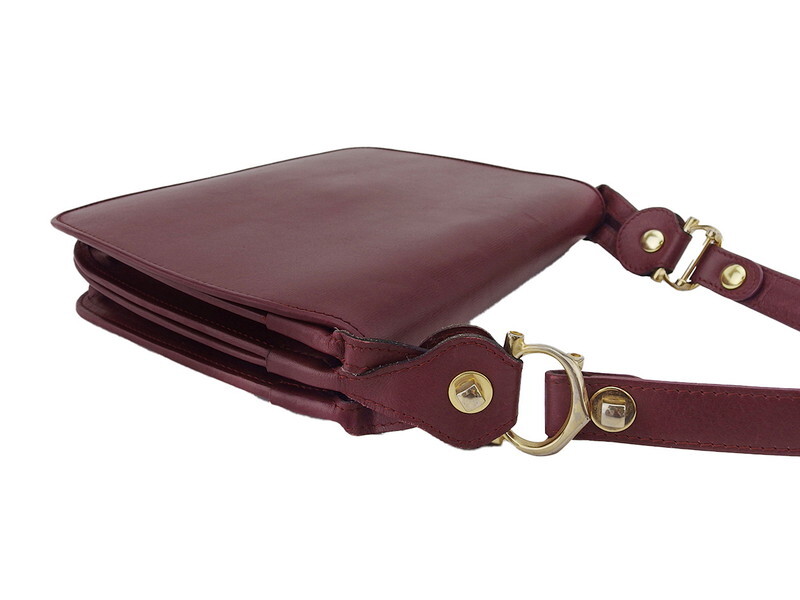 【30%OFFクーポン】カルティエ ショルダーバッグ 斜めがけショルダー バッグ レディース メンズ マストライン Cartier 中古_画像3