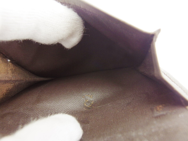 【30%OFFクーポン】バーバリー 三つ折り 財布 ミニ財布 レディース メンズ チェック BURBERRY 中古_画像6