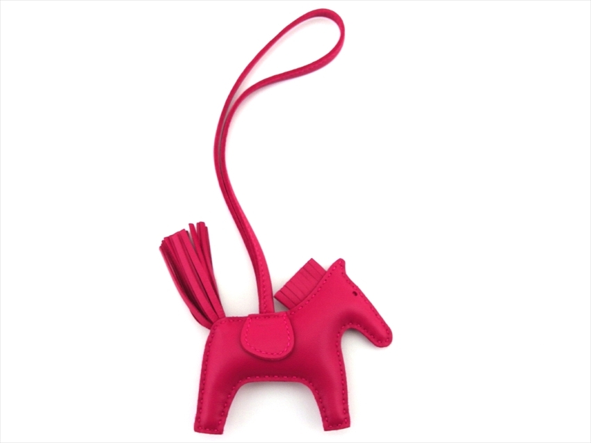 【10%OFFクーポン】エルメス HERMES キーホルダー ロデオチャームPM ローズメキシコ (ピンク) レディース 中古_画像3