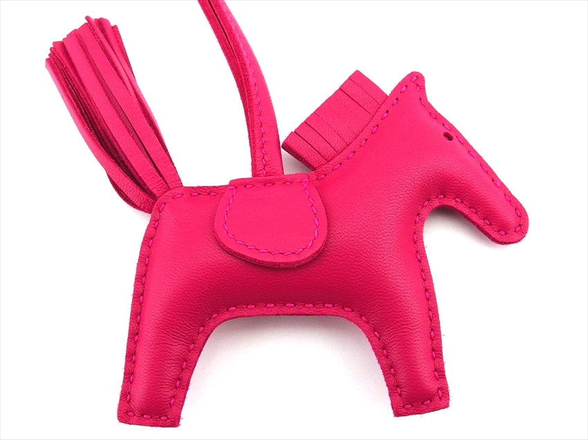 【10%OFFクーポン】エルメス HERMES キーホルダー ロデオチャームPM ローズメキシコ (ピンク) レディース 中古_画像4