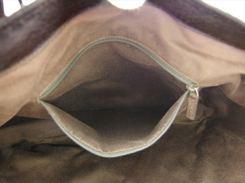 【ブラックフライデー30%OFFクーポン】グッチ GUCCI トートバッグ GG柄 GG柄 ベージュ×ブラウン レディース 中古_画像9