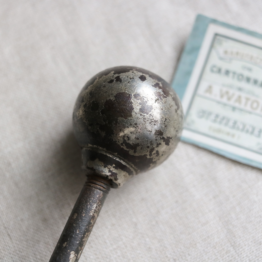 [鉄製 1920年 アトリエ ]フランス コートフック 装飾 アールヌーボー コートハンガー アイアン フック ハンガー フランスアンティーク #2_画像5