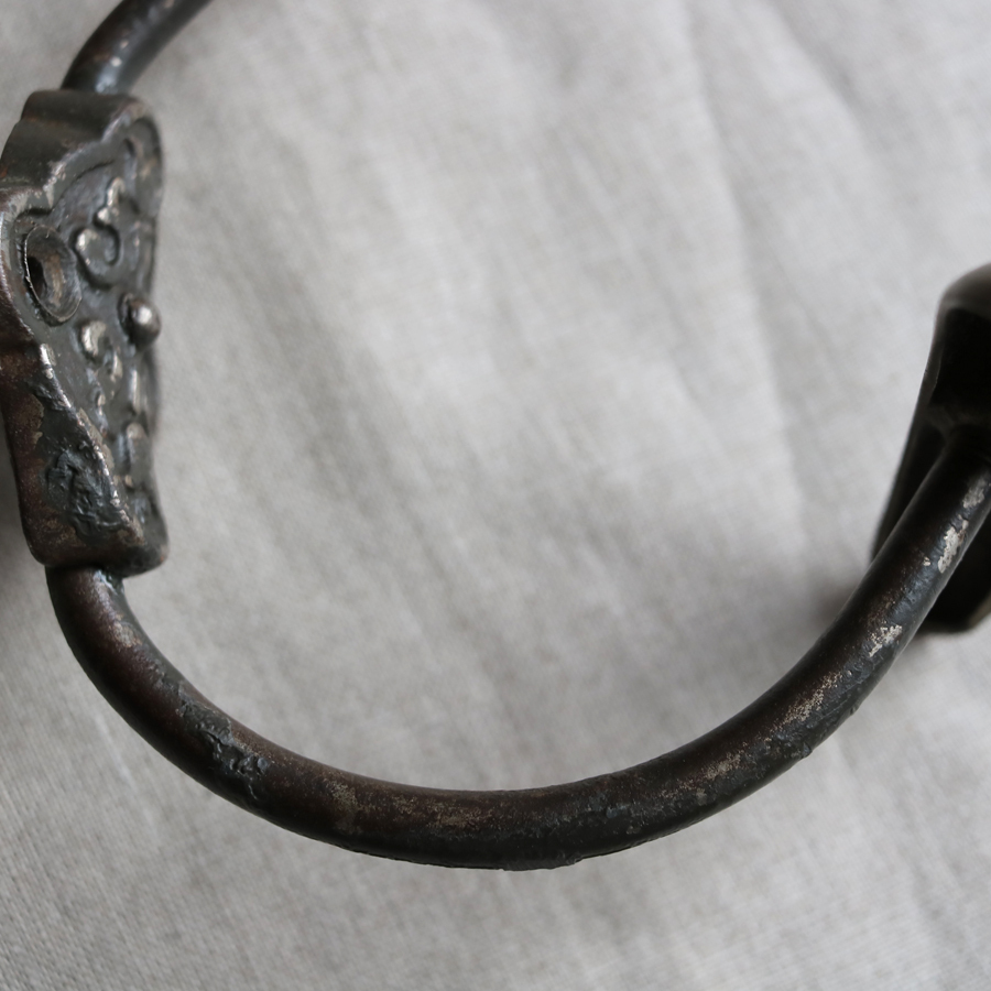 [鉄製 1920年 アトリエ ]フランス コートフック 装飾 アールヌーボー コートハンガー アイアン フック ハンガー フランスアンティーク #2_画像7