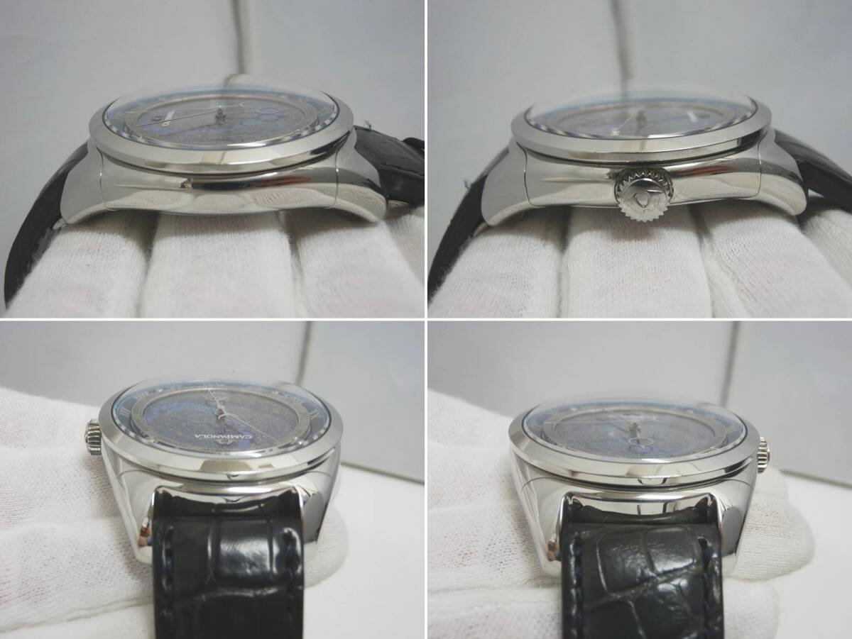 シチズン 腕時計 カンパノラ 112 コスモサイン 4398-T015425 TA CTV57-1231 青文字盤 ブラック クオーツ CITIZEN CAMPANOLA 112 COSMOSIGN_画像4