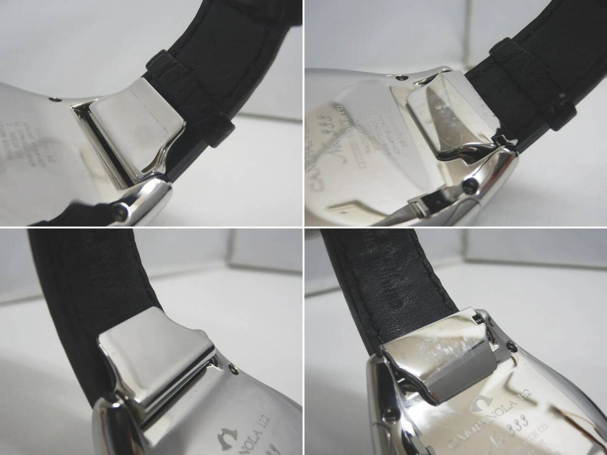 シチズン 腕時計 カンパノラ 112 コスモサイン 4398-T015425 TA CTV57-1231 青文字盤 ブラック クオーツ CITIZEN CAMPANOLA 112 COSMOSIGN_画像7