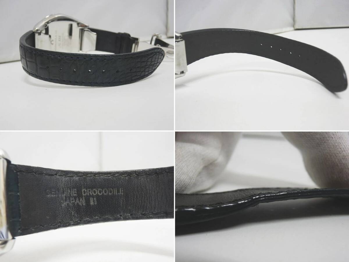 シチズン 腕時計 カンパノラ 112 コスモサイン 4398-T015425 TA CTV57-1231 青文字盤 ブラック クオーツ CITIZEN CAMPANOLA 112 COSMOSIGN_画像8