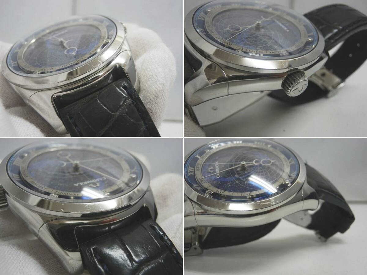 シチズン 腕時計 カンパノラ 112 コスモサイン 4398-T015425 TA CTV57-1231 青文字盤 ブラック クオーツ CITIZEN CAMPANOLA 112 COSMOSIGN_画像5