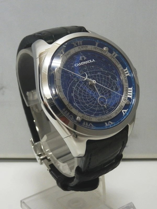 シチズン 腕時計 カンパノラ 112 コスモサイン 4398-T015425 TA CTV57-1231 青文字盤 ブラック クオーツ CITIZEN CAMPANOLA 112 COSMOSIGN_画像2