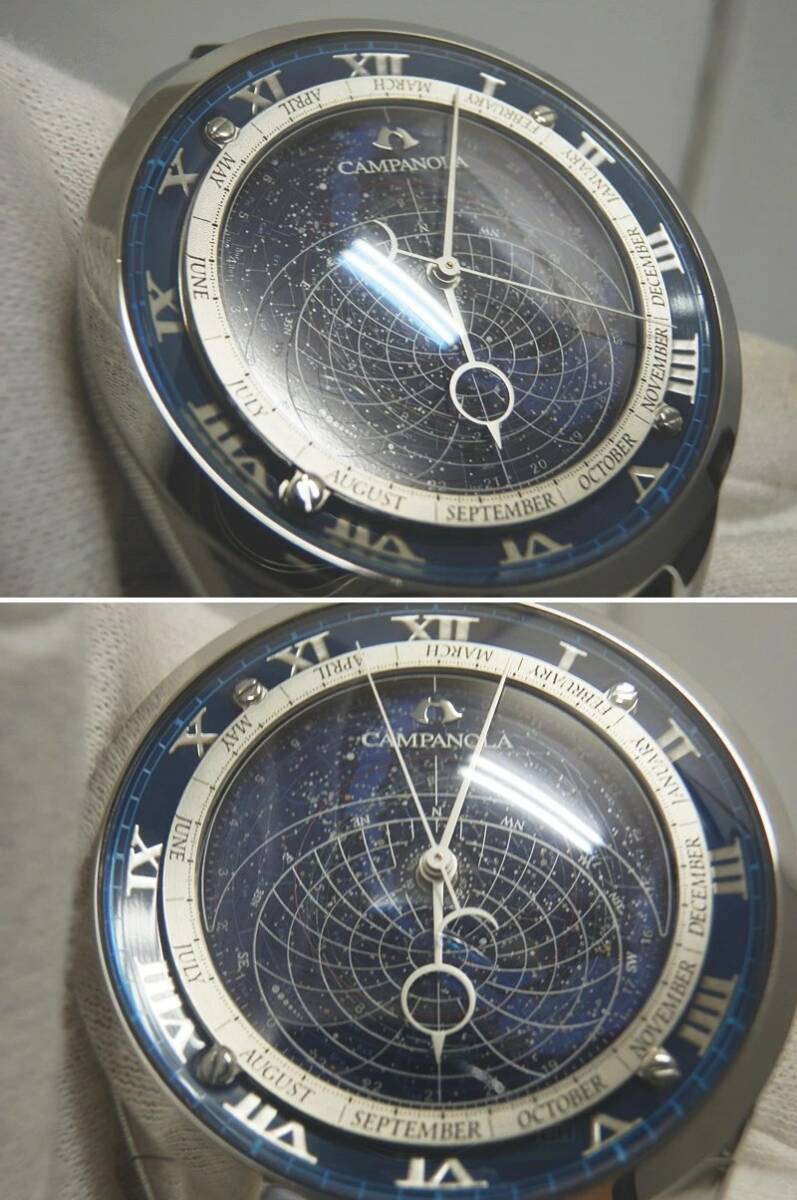シチズン 腕時計 カンパノラ 112 コスモサイン 4398-T015425 TA CTV57-1231 青文字盤 ブラック クオーツ CITIZEN CAMPANOLA 112 COSMOSIGN_画像3