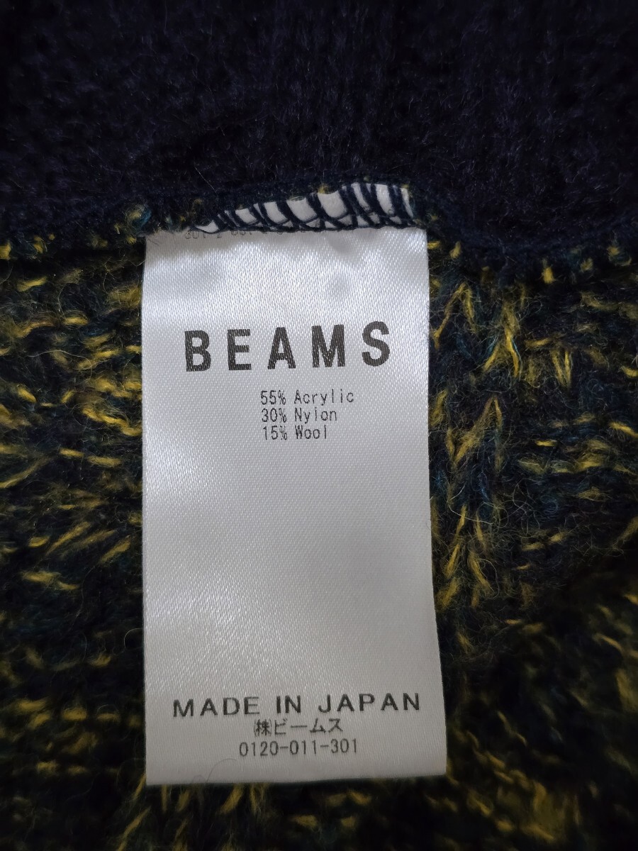 BEAMS ビームス 2トーン スヌード マフラー_画像4