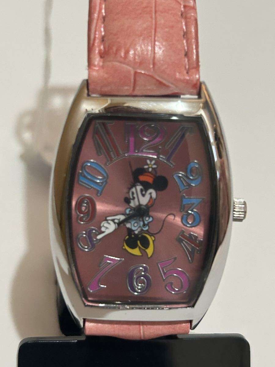 ● レトロ 腕時計 ディズニー ミニーマウス Disney_画像1