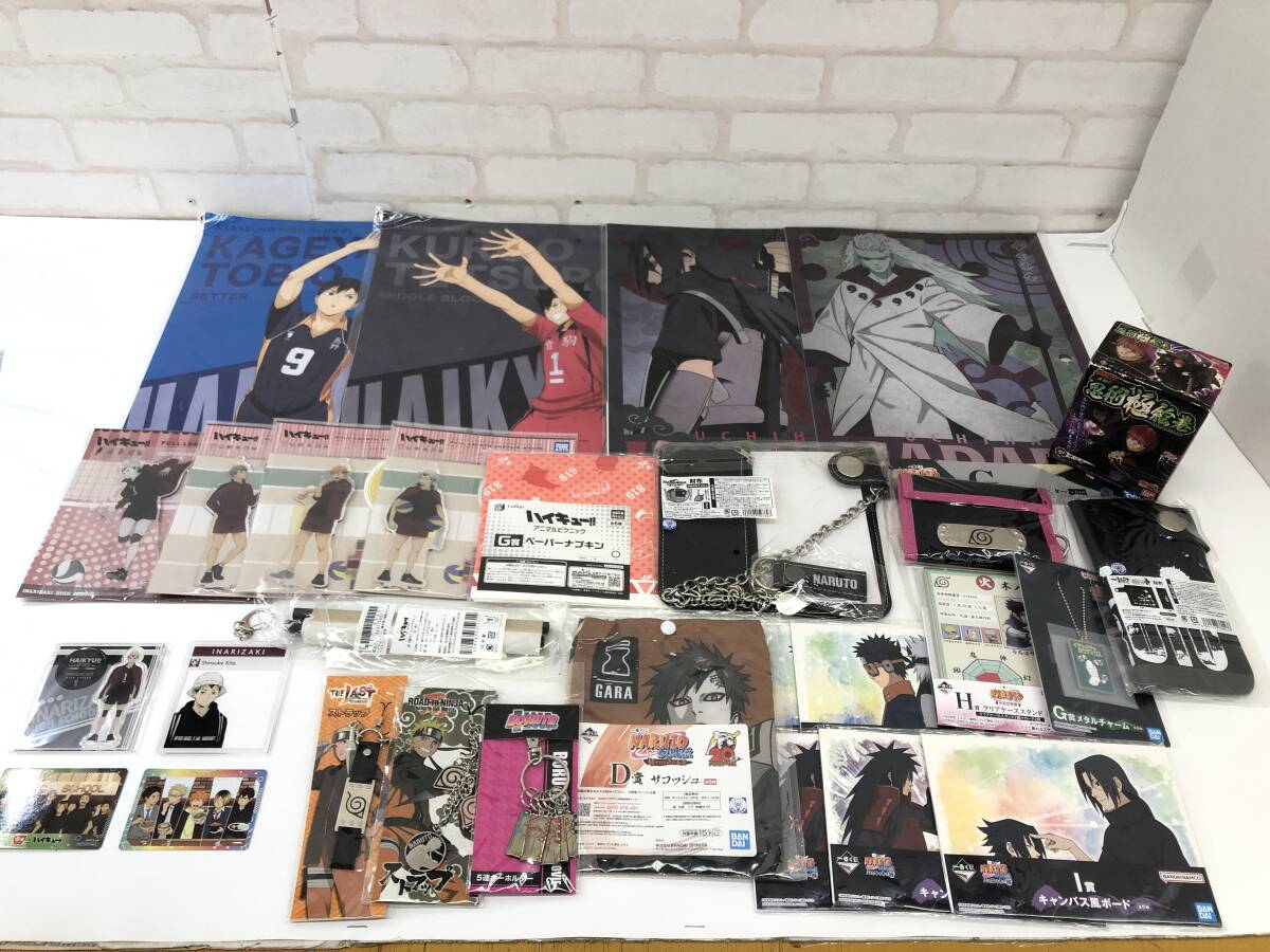 T251120-05O/ ジャンプ系 グッズまとめ ハイキュー 幽白 ブリーチ ナルト ワートリ H×H 呪術 鬼滅 等 フィギュア ぬいぐるみ アクスタ 他_画像3