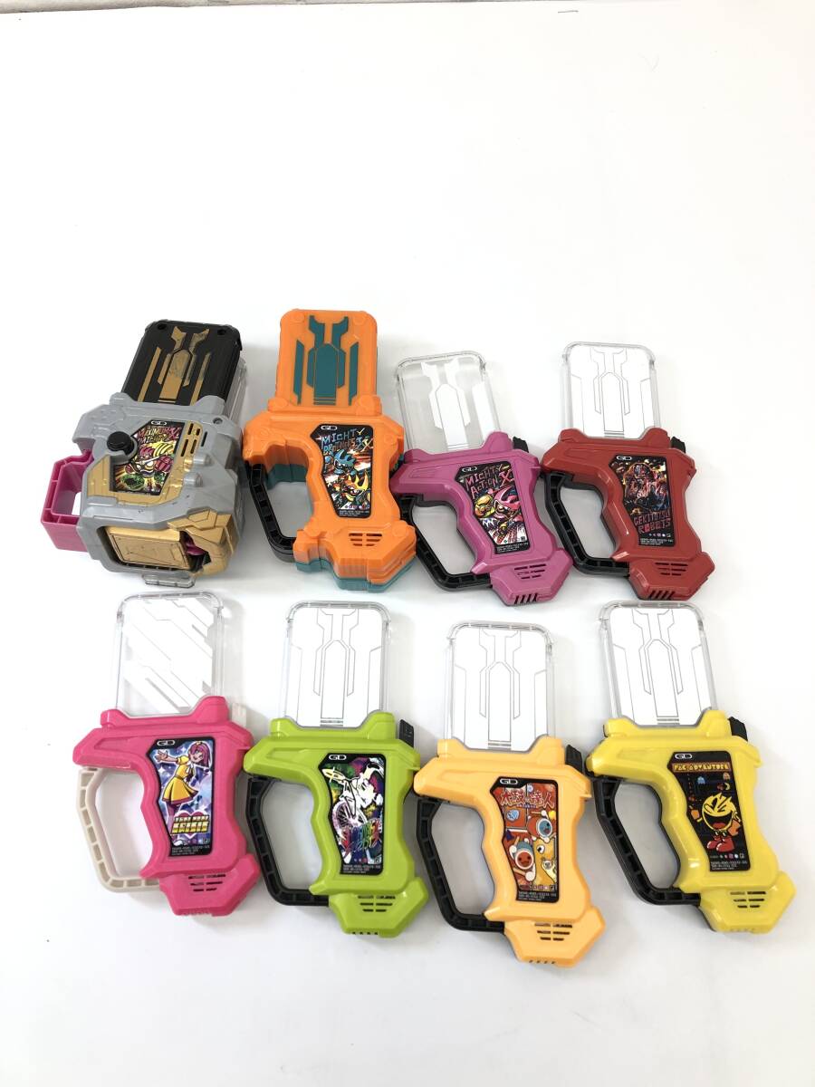 T251120-03D/ 仮面ライダー エグゼイド 変身ベルト DX ゲーマドライバー ガシャット マキシマムマイティX シャカリキスポーツ 特撮_画像5