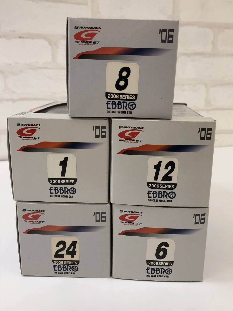 T251120-04D/ EBBRO ミニカー 1/43 SuperGT ARTA NSX Calsonic IMPUL Z WOODONE ADVAN KONDO Z ZENT CERUMO SUPRA MOBIL1 SC 2006 エブロ_画像2