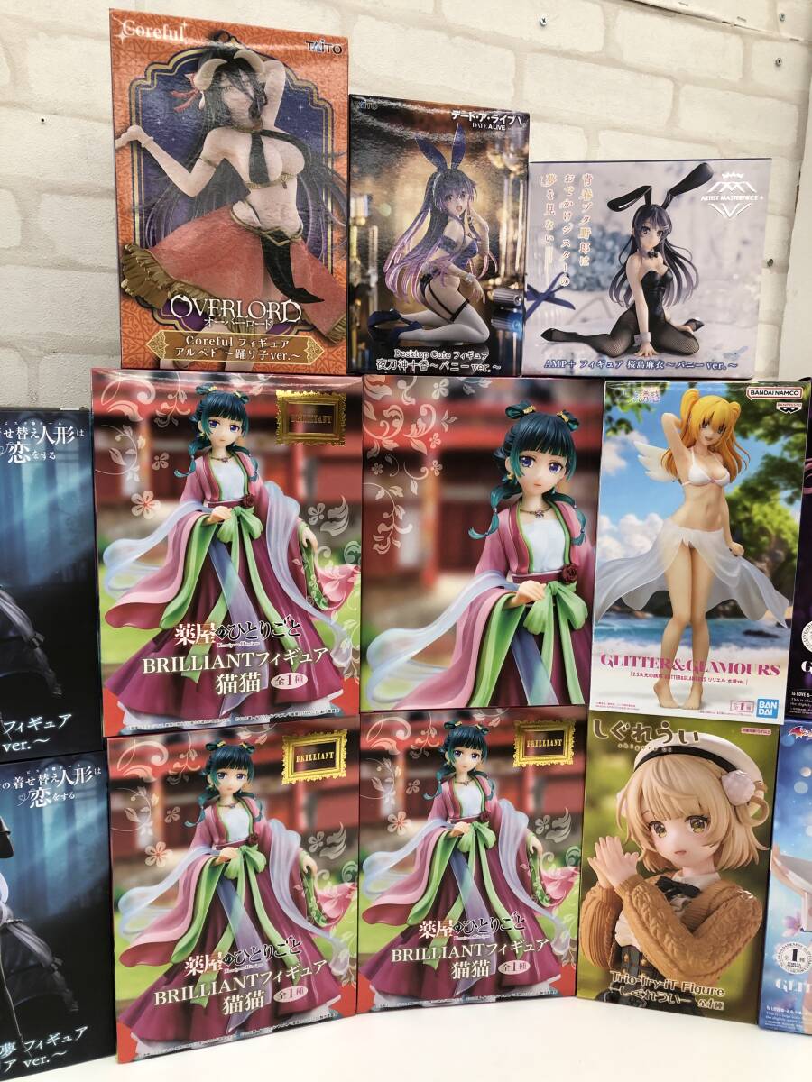 T251120-05D/ 未開封 美少女プライズフィギュア 着せ恋 薬屋 アルベド デアラ 青ブタ にごリリ しぐれうい とらぶる 喜多川海夢 猫猫 _画像3