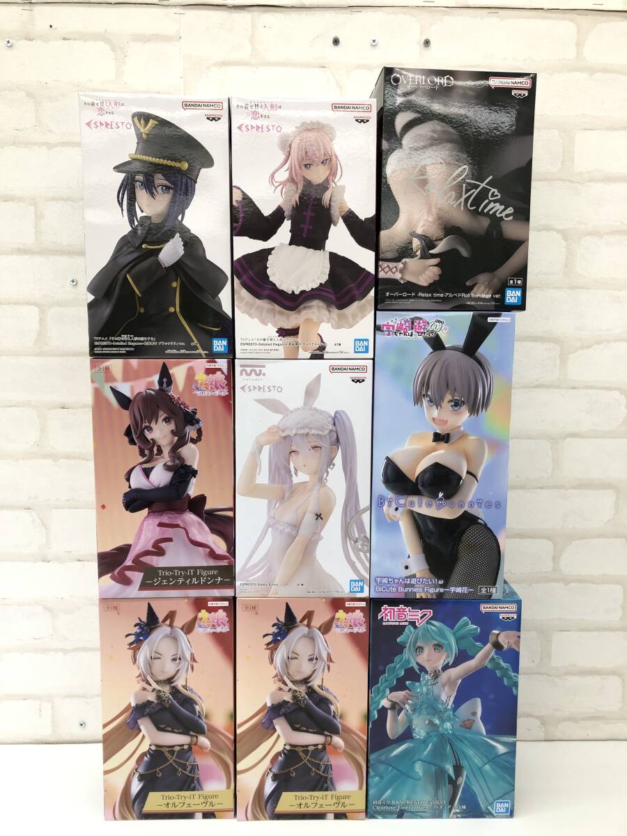 T251121-01O/ 未開封 美少女フィギュアセット 中野五月 椎名真昼 初音ミク フリーレン 宇崎花 等 五等分の花嫁 ウマ娘 着せ恋 ホロライブ他_画像4