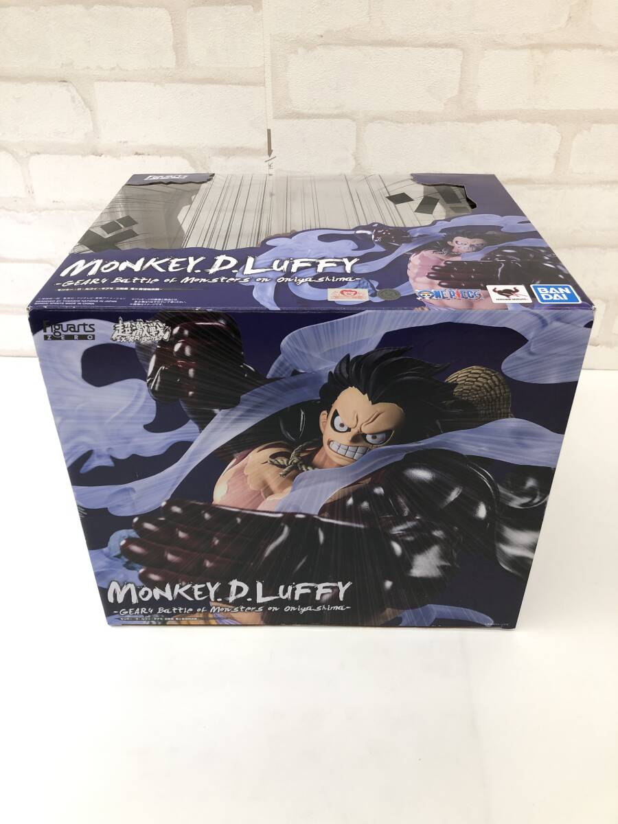 T251126-01O/ 未開封 ワンピース フィギュアーツZERO ［超激戦］ モンキー・D・ルフィ -ギア4 三船長 鬼ヶ島怪物決戦- Figuarts BANDAI_画像5