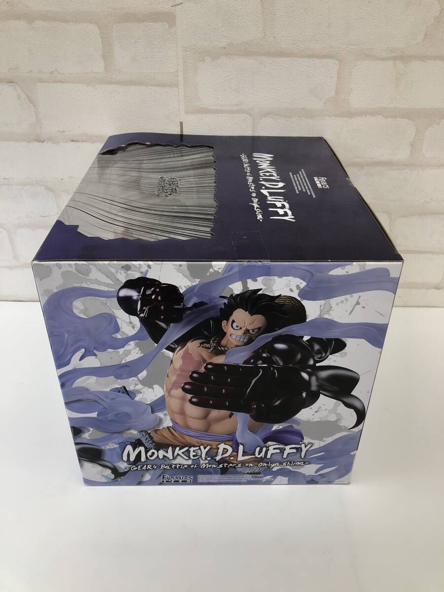 T251126-01O/ 未開封 ワンピース フィギュアーツZERO ［超激戦］ モンキー・D・ルフィ -ギア4 三船長 鬼ヶ島怪物決戦- Figuarts BANDAI_画像3